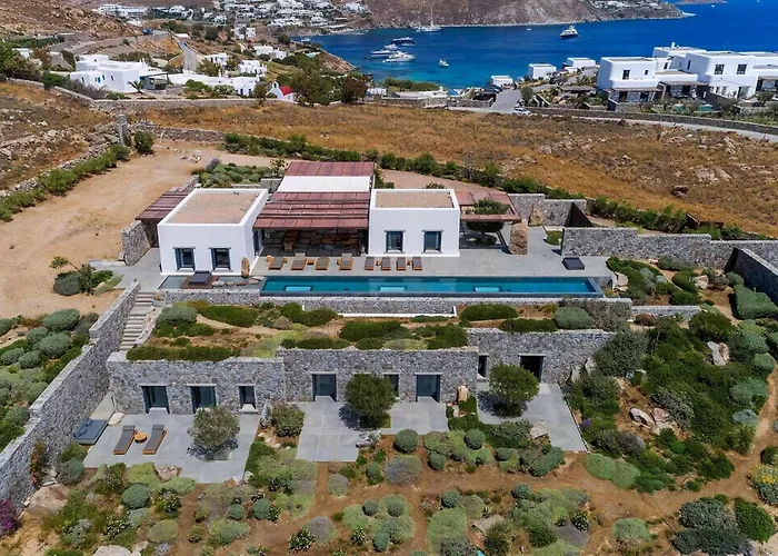Majestic Mykonos 5 Bedrooms Shannon Private Infinity Pool Villa *