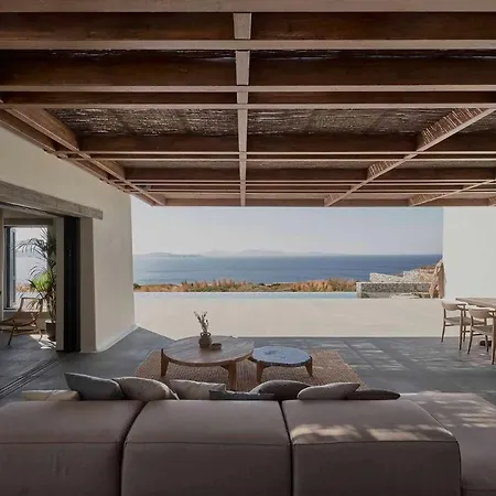 Majestic Mykonos Villa 5 Bedrooms Villa Shannon Private Infinity Pool Sensational Sea Views Agios Ioannis Ornos (Mykonos)