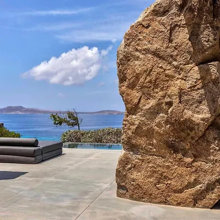 Majestic Mykonos Villa 5 Bedrooms Villa Shannon Private Infinity Pool Sensational Sea Views Agios Ioannis Ornos (Mykonos)