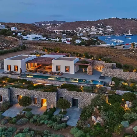 Villa Majestic Mykonos Villa 5 Bedrooms Villa Shannon Private Infinity Pool Sensational Sea Views Agios Ioannis